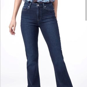PAIGE Bootcut/Flare Jeans, Medium-Dark Wash
